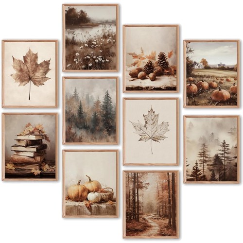 Herbst wandbilder set 10 - herbst,