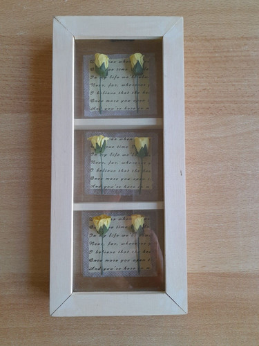 Wandbild gelbe rosen im - gelbe,