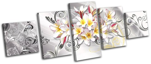 Modern floral abstract multi - abstract,