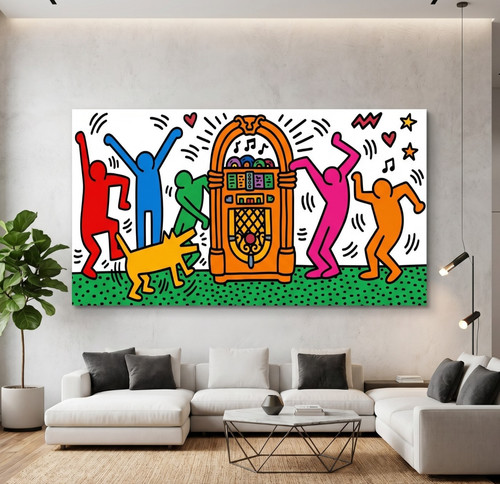 Keith haring music - keith, dancing