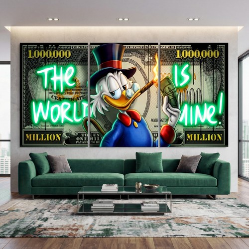 Donald duck the world is - duck.,