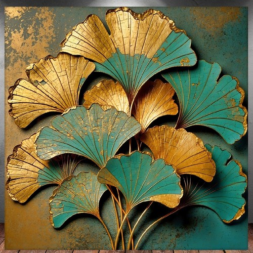 Leinwand bild xxl gingko - bild, er