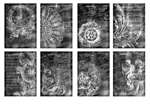 Bild scrapbook papier - 8,