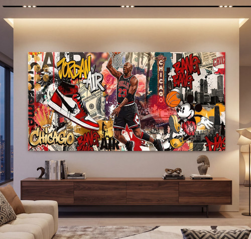 Pop art graffiti nba - pop-art/graffiti,