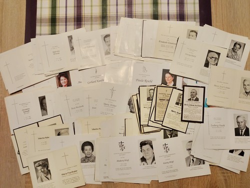 300 alte sterbebilder - alte,