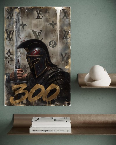 300 leinwand bild farbig - leinwand,