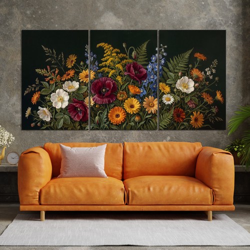 Blumen wandkunst - blumen,