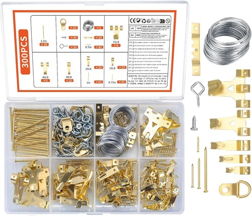 Bilderhaken set 300 stück - 300,