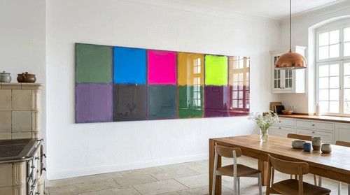 Neon farbfeldmalerei in - neon,