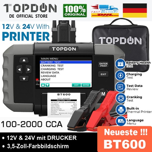 Topdon bt600 12v auto - topdon,