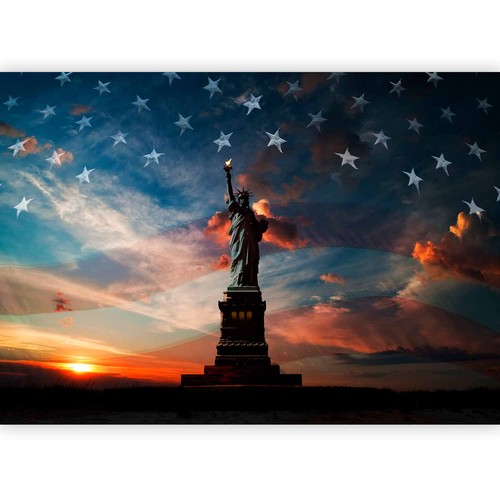 Freiheitsstatue usa fahne - usa,